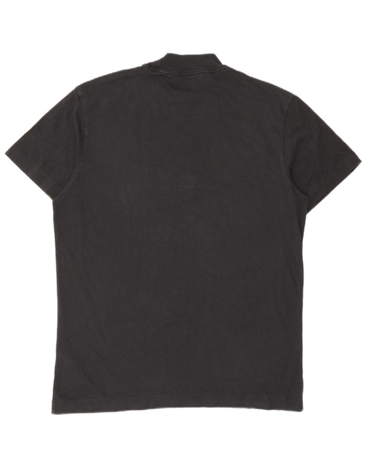 Calvin Klein Jeans Herren-T-Shirt mit Grafik, groß, aus schwarzer Baumwolle