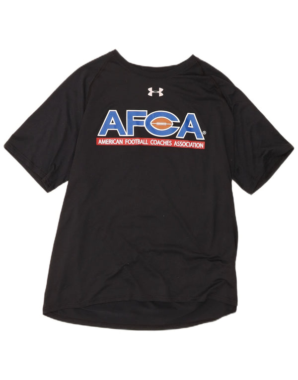 Under Armour Herren Heat Gear Graphic T-Shirt Top XL Schwarz