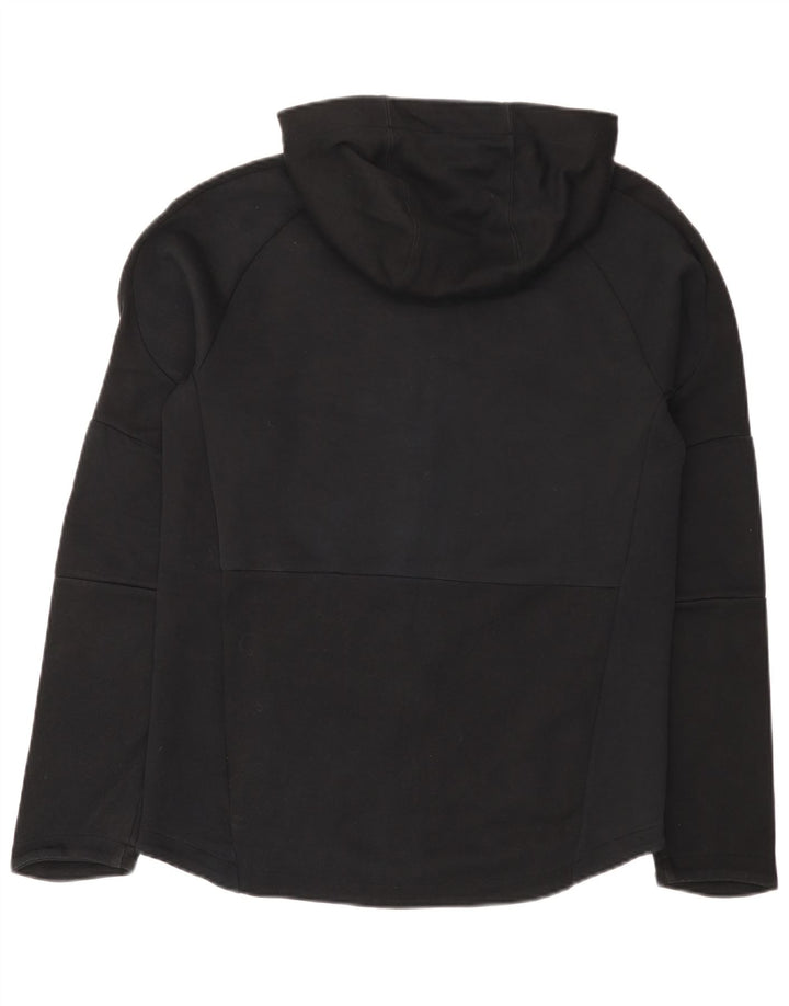 Puma Herren-Kapuzenpullover mit Reißverschluss, mittelschwarz, Baumwolle