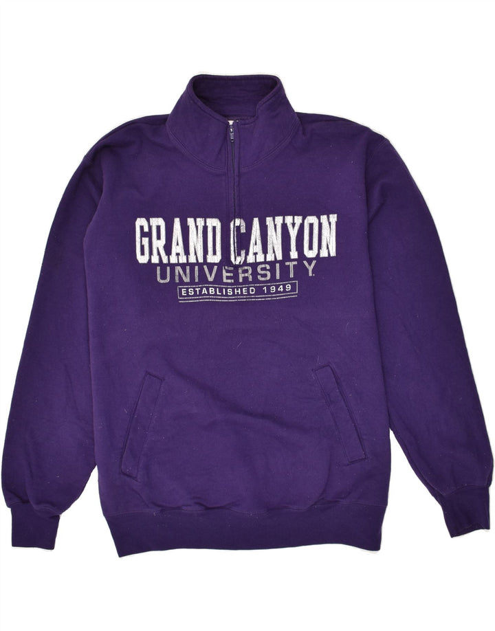 CHAMPION Mens Graphic Sweatshirt Jumper Large Purple Cotton Vintage Champion and Second-Hand Champion from Messina Hembry 