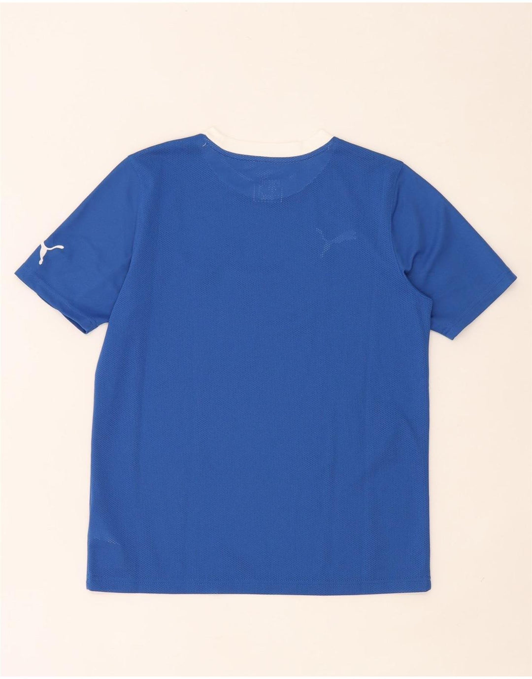 Puma Jungen Italia Graphic T-Shirt Top 13-14 Jahre Blaues Polyester