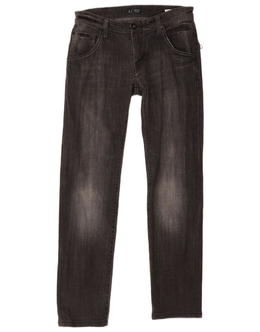 Armani Herren Slim Jeans W31 L30 Graue Baumwolle