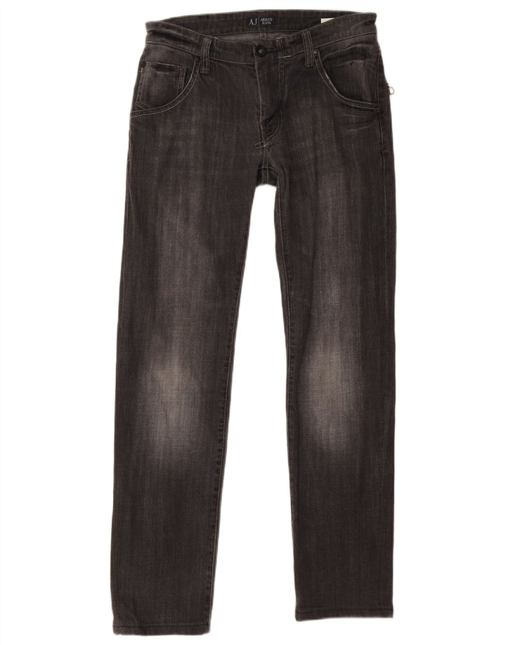 Armani Herren Slim Jeans W31 L30 Graue Baumwolle