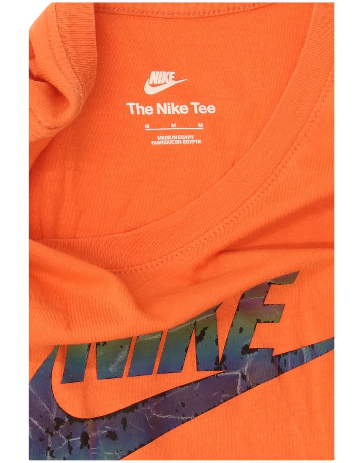 Nike Herren-T-Shirt mit Grafik, mittelorange Baumwolle