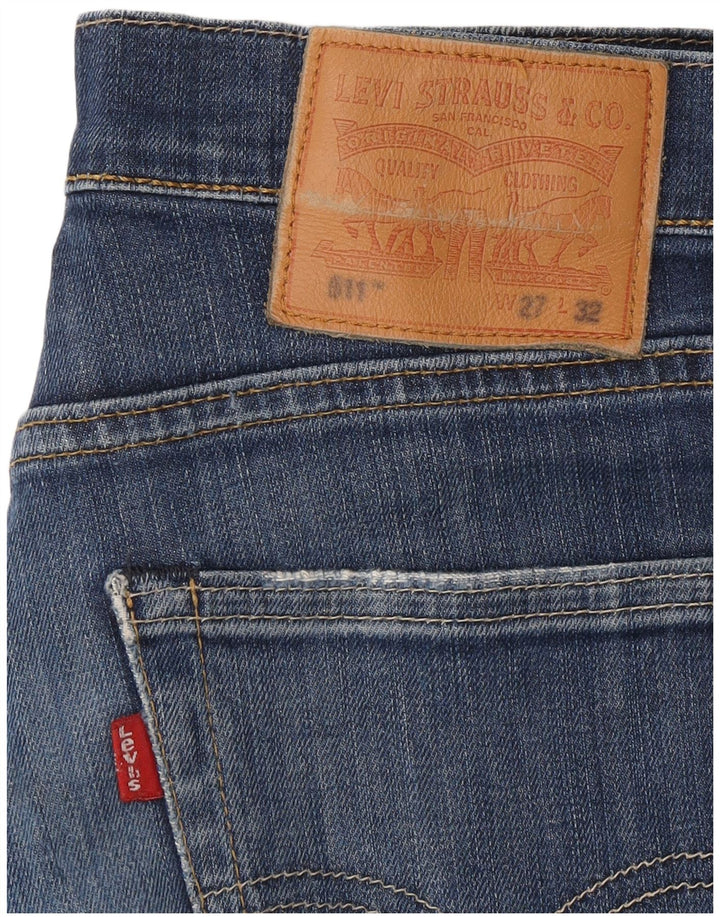 Levi's Herren 511 Slim Jeans W27 L32 Blaue Baumwolle