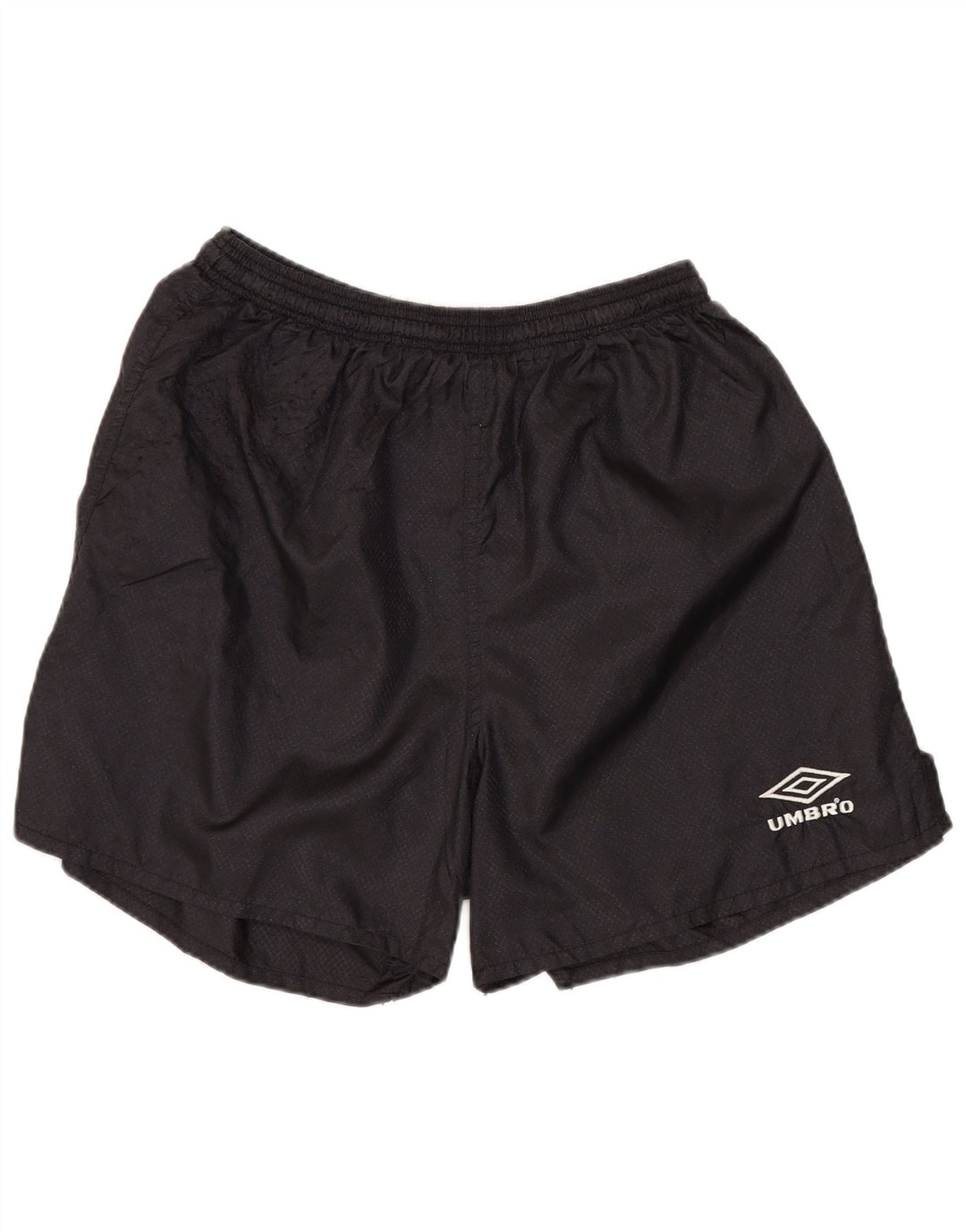 UMBRO Damen-Sportshorts UK 12 Mittelschwarzes Argyle/Diamant-Nylon