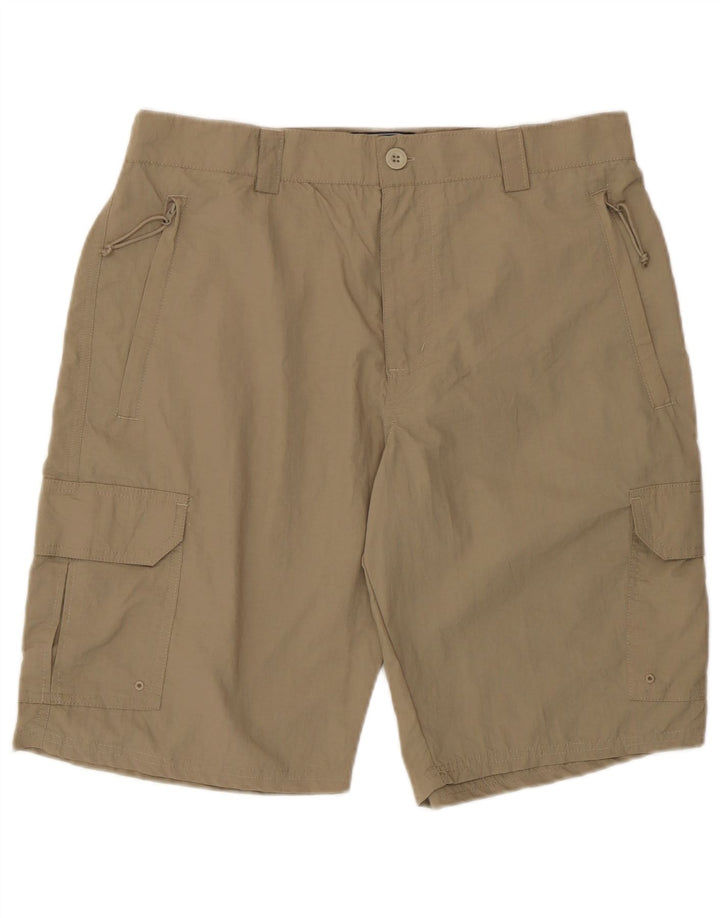 Mountain Warehouse Herren-Cargoshorts, W32, mittelbeigefarbenes Polyamid
