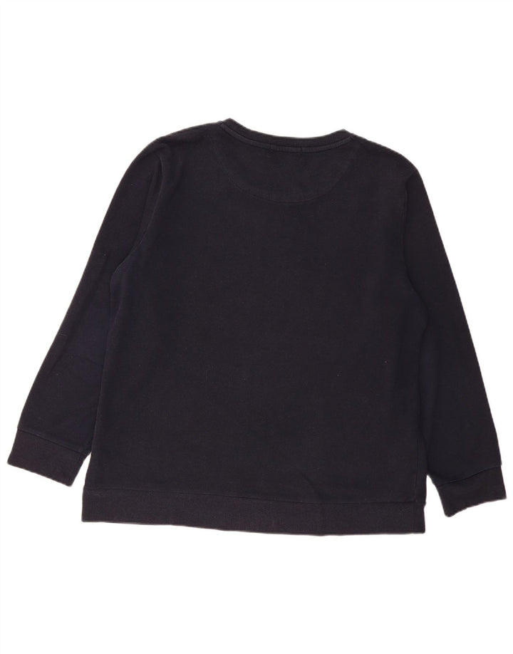 Dkny Herren-Sweatshirt mit Grafik, groß, marineblau, Baumwolle