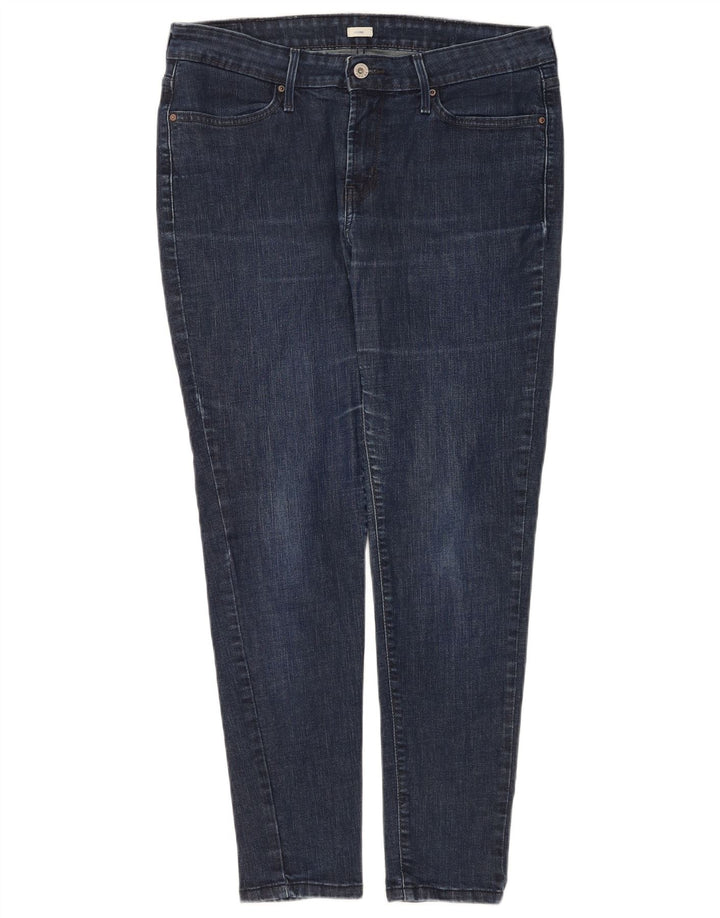 Levi's Damen Legging Skinny Jeans W32 L30 Marineblau