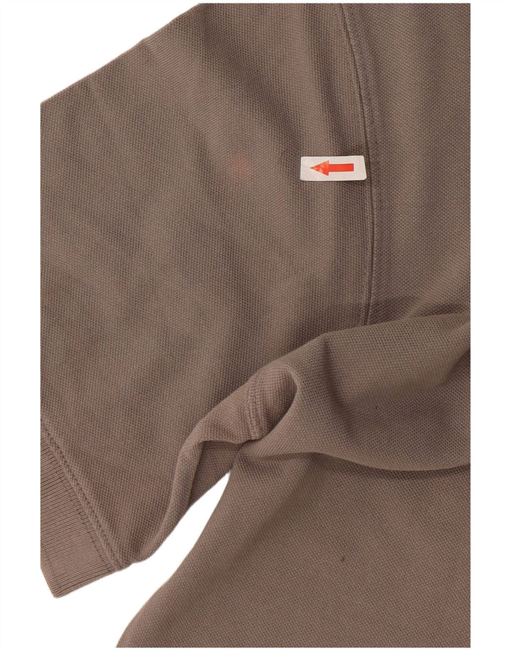 Gas Herren-Poloshirt, große graue Baumwolle