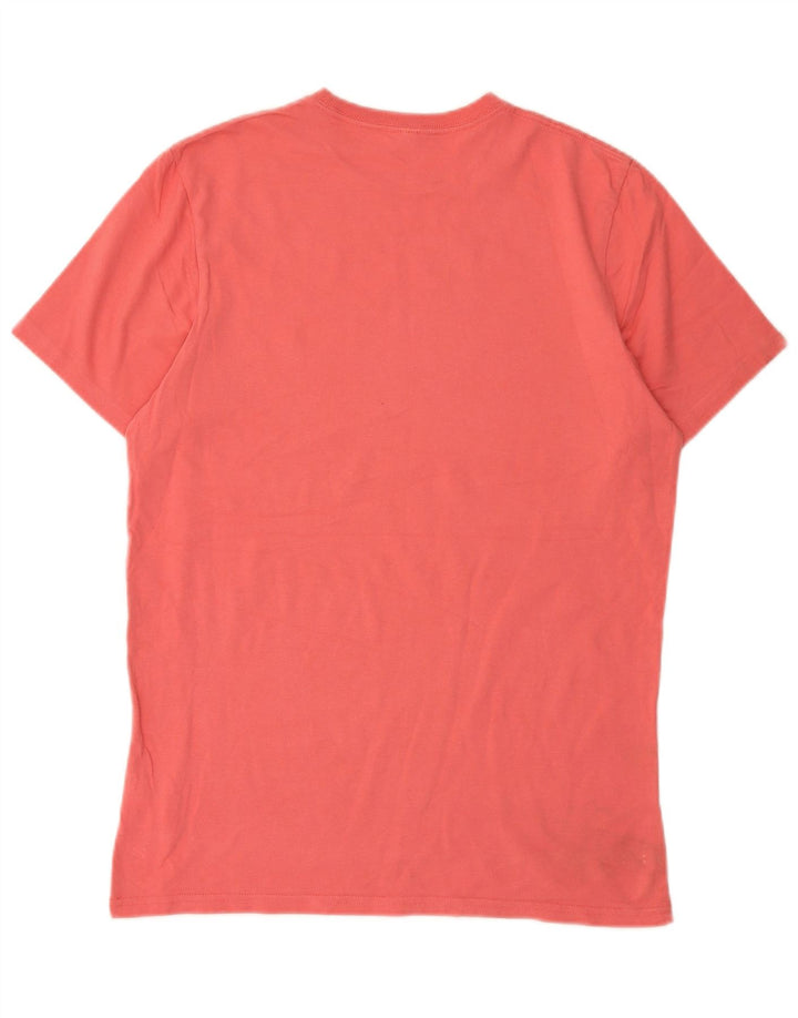 Jack Wills Herren-T-Shirt mit klassischer Passform aus mittelrosa Baumwolle