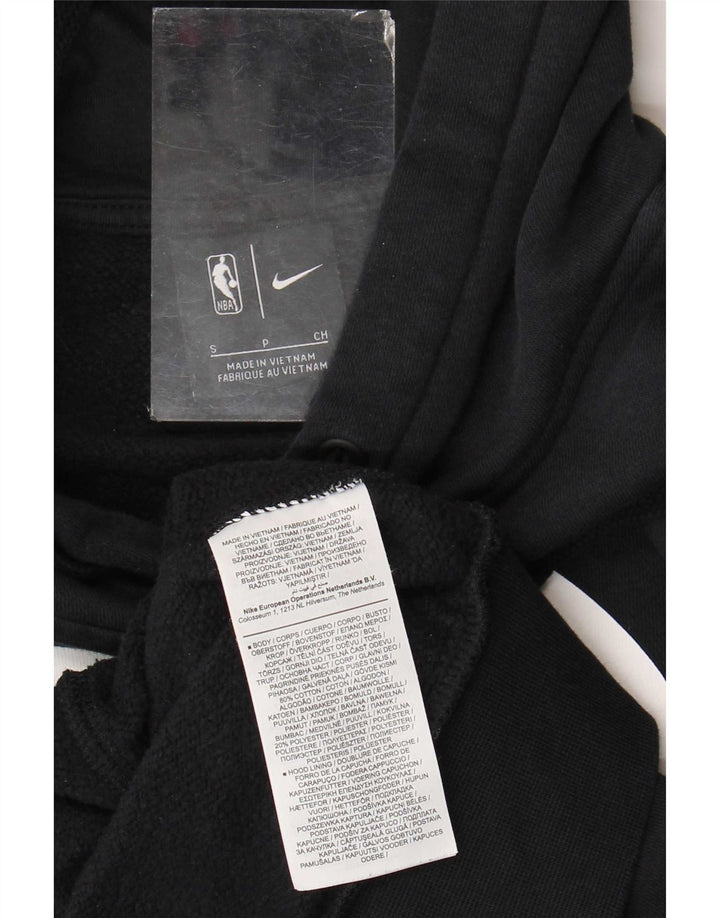 Nike Herren Brooklyn Nets Graphic Kapuzenpullover, Größe S, Schwarz, Baumwolle