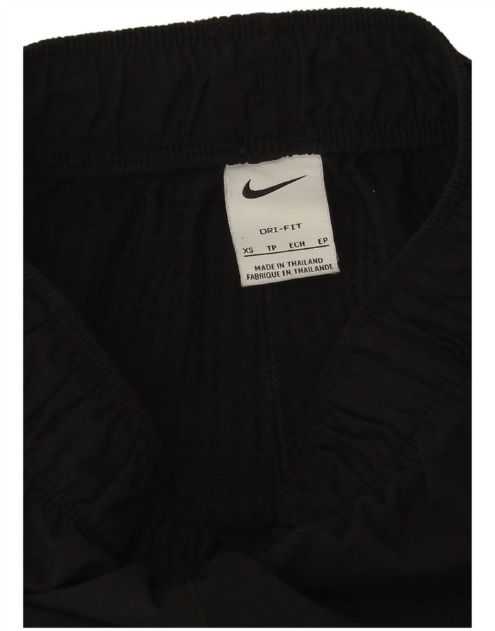 Nike Damen Trainingshose Jogger UK 4 XS Schwarz Polyester