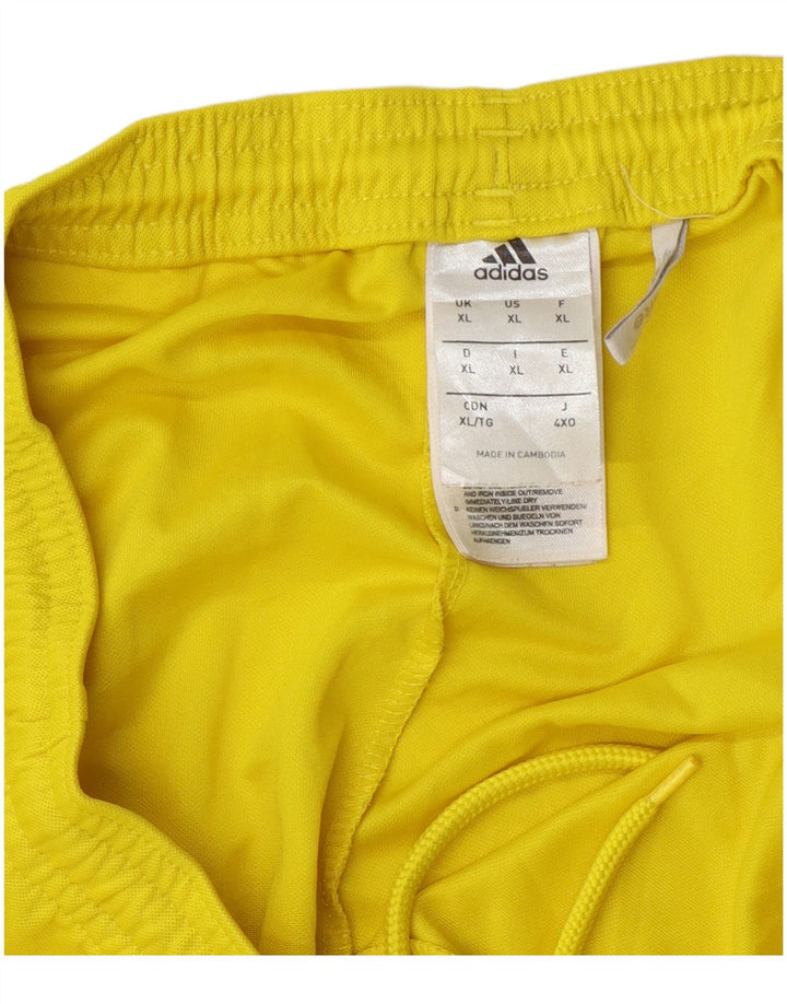 Adidas Herren Climalite Sport Shorts XL Gelb Polyester
