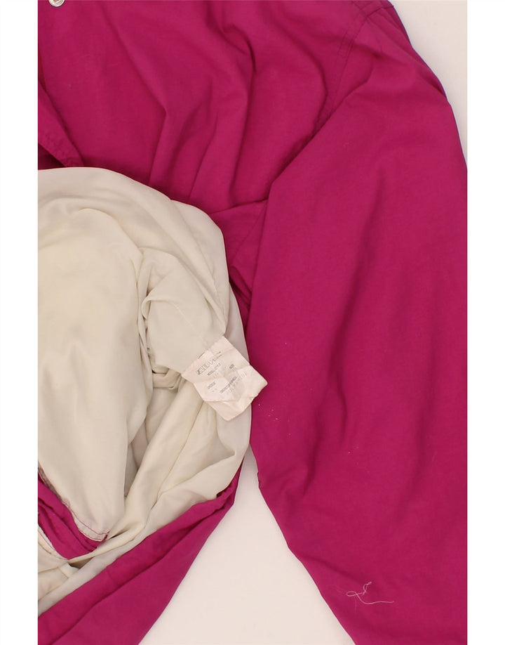 KLEPPER Womens Windbreaker Jacket UK 14 Large Pink Polyamide Vintage Klepper and Second-Hand Klepper from Messina Hembry 