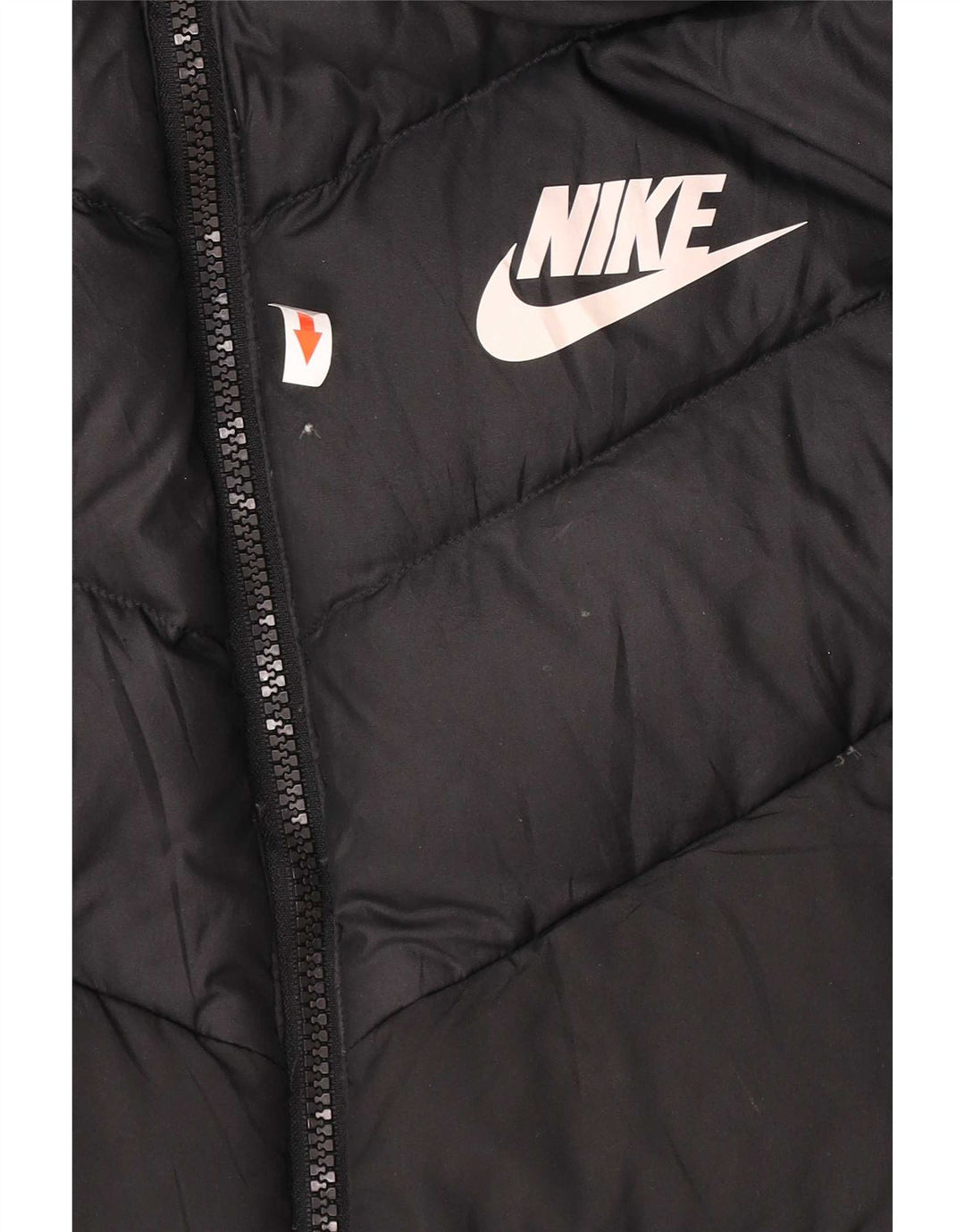 Nike Herren-Jacke mit Kapuze, gepolstert, Größe 38, mittelschwarz, Polyester