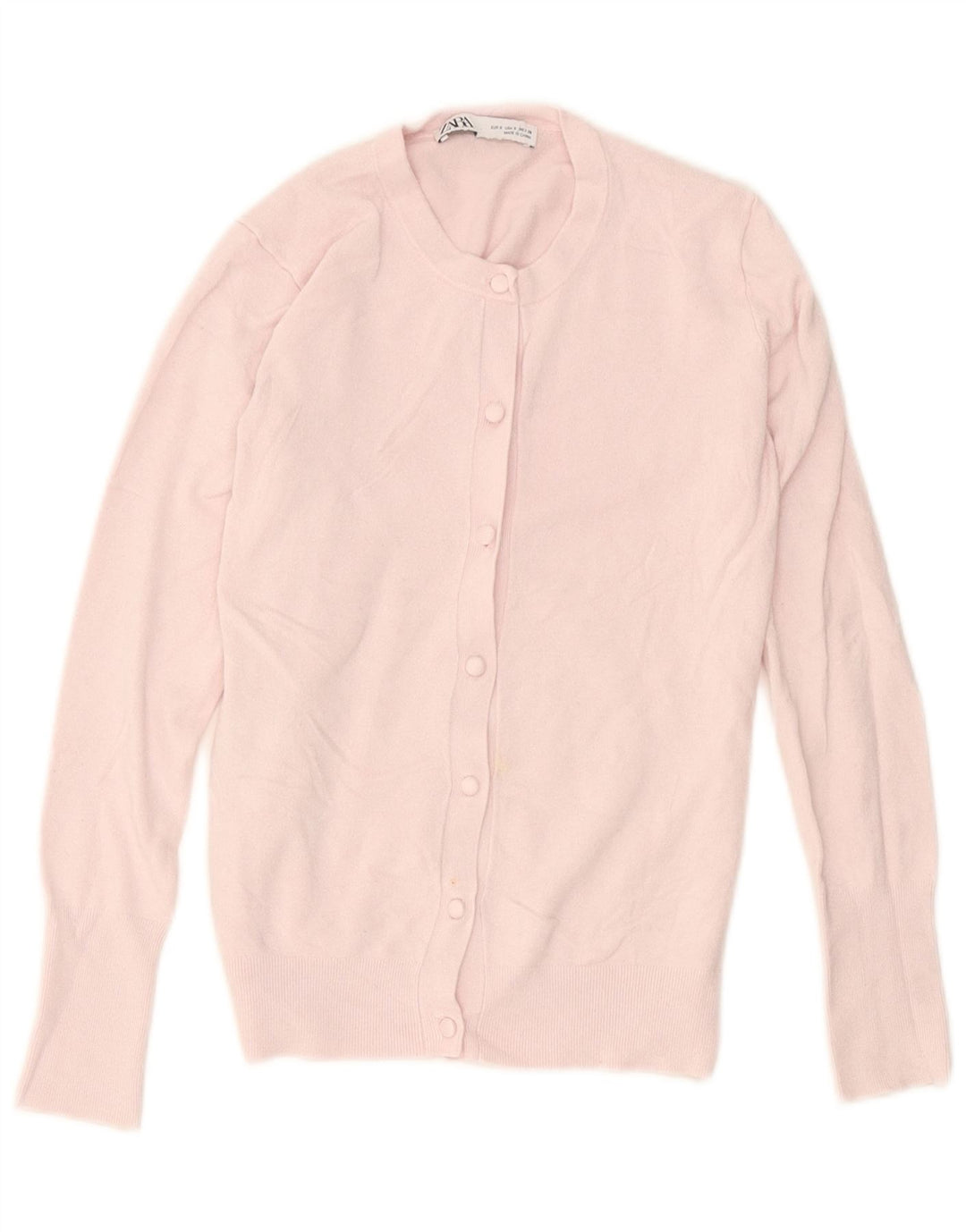 Zara Damen-Cardigan-Pullover UK 10 Small Pink
