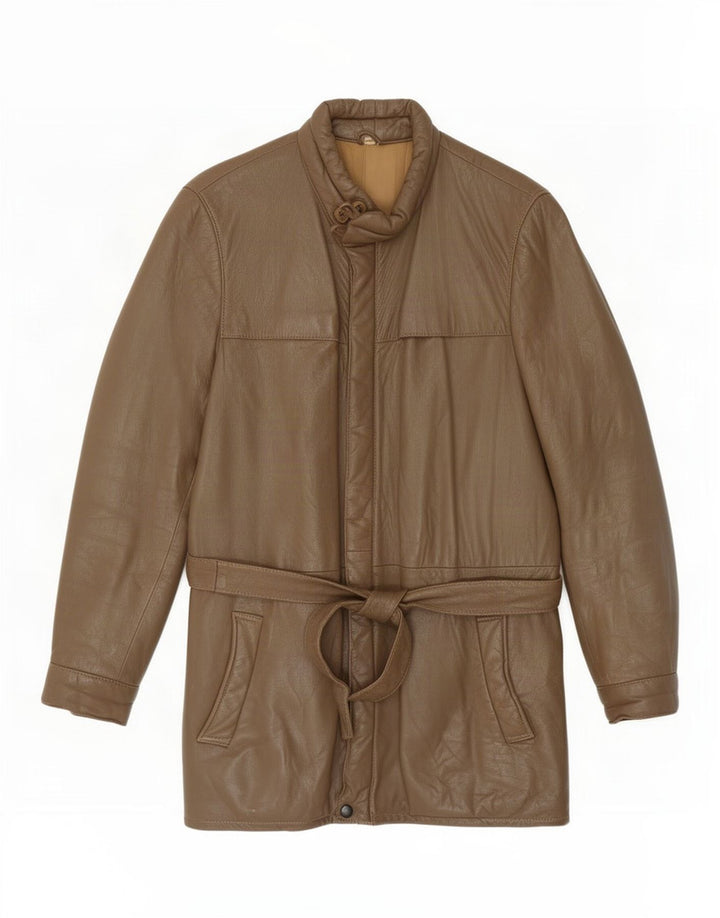 Vintage Herren Lederjacke IT 46 Small Brown