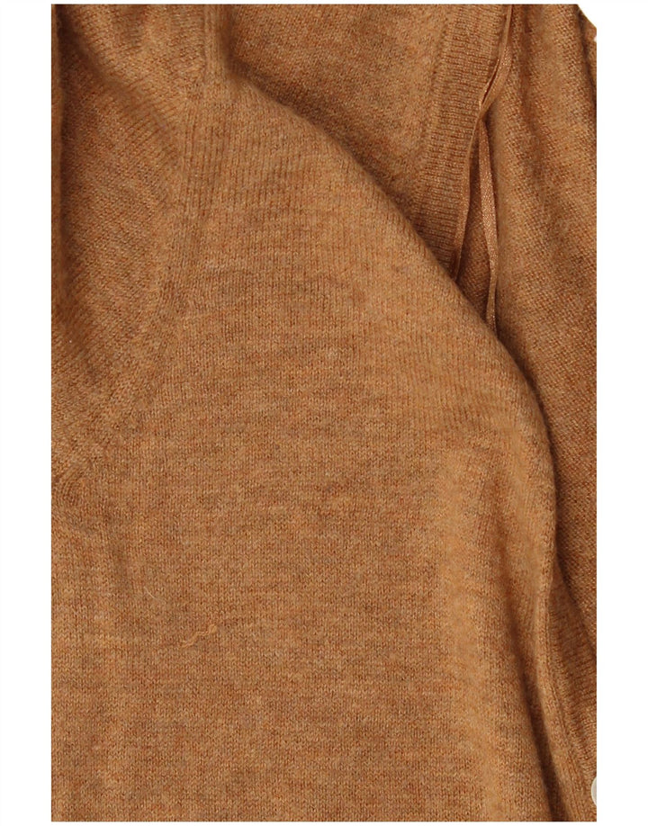 South Coast Damen-Cardigan-Pullover UK 8 Small Beige Wolle