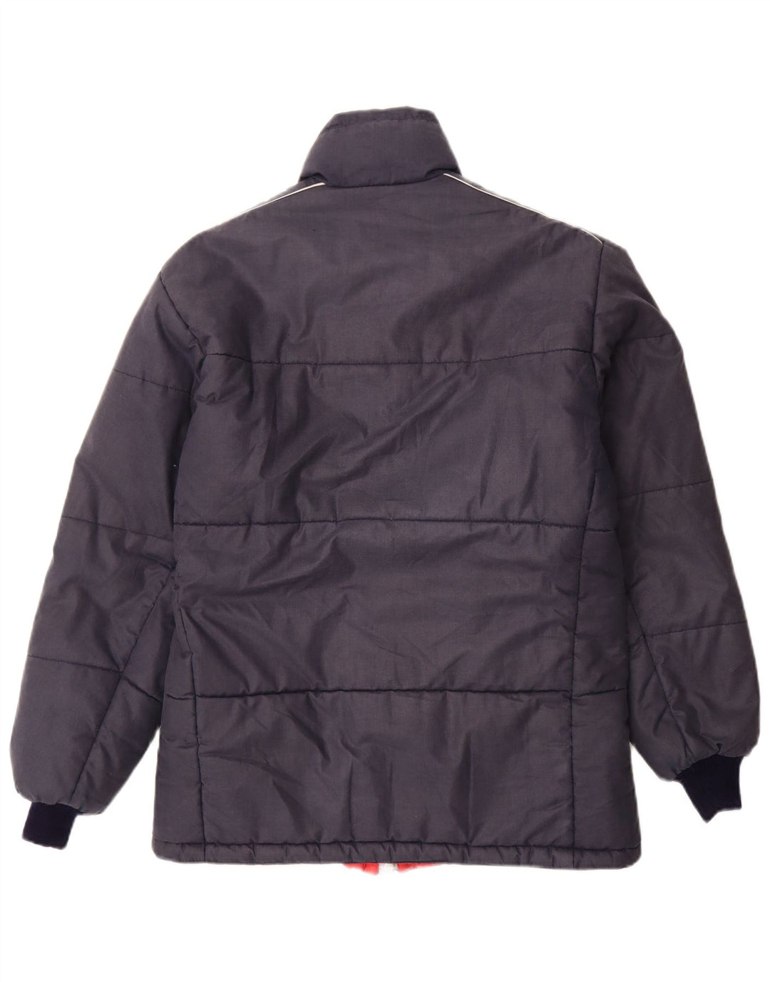 MCROSS Wattierte Herrenjacke IT 48 Mittelmarineblaue Baumwolle