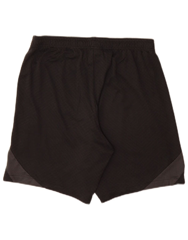 Nike Herren Climalite Slim Fit Sportshorts, groß, schwarzes Farbblock-Polyester