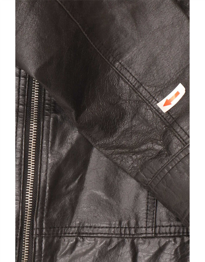 Conbipel Damen Lederjacke IT 44 Medium Schwarz