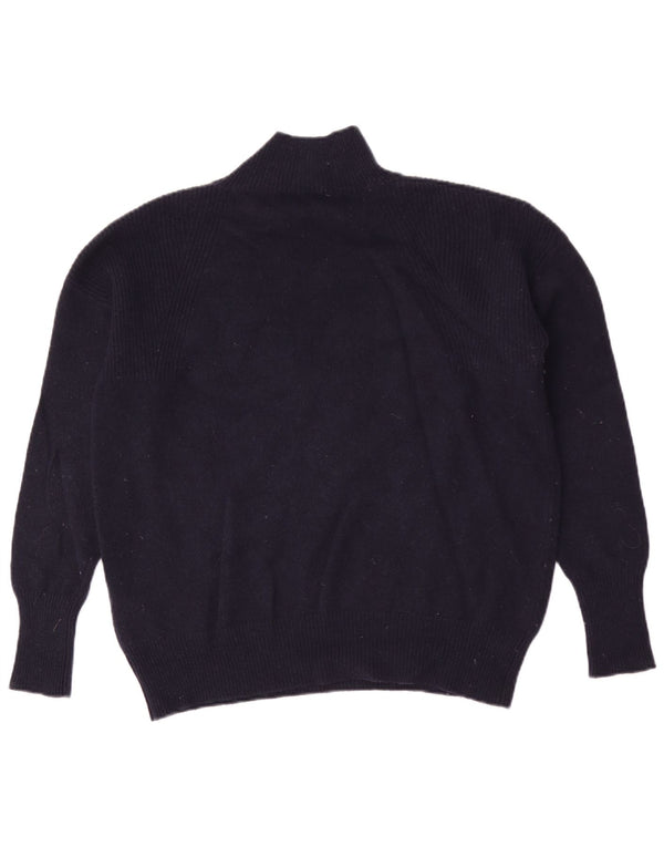 Joules Damen-Pullover mit Rollkragen, UK 12, mittelmarineblaue Wolle