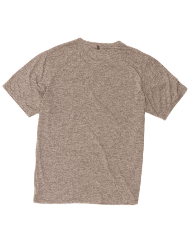 New Balance Herren T-Shirt Top Mittelgraues Polyester