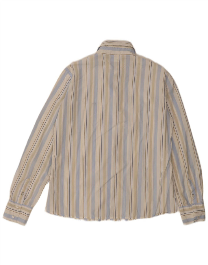 Lacoste Damen-Hemd, Größe 44, groß, mehrfarbig, gestreift, Baumwolle