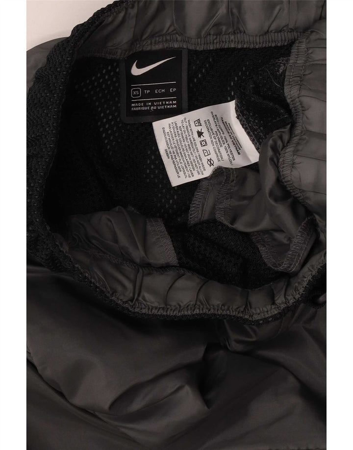 Nike Damen Trainingshose Jogger UK 4 XS Graues Polyester