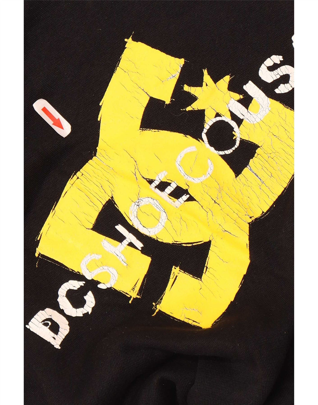 DC Herren-Kapuzenpullover mit Grafik, groß, aus schwarzer Baumwolle