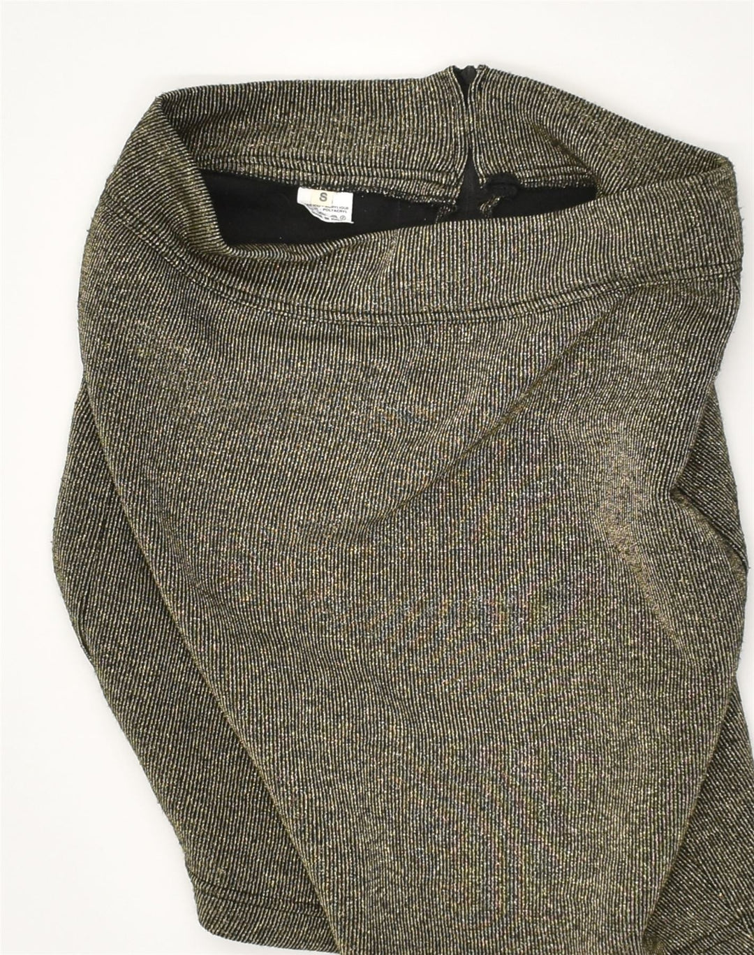VINTAGE Womens Pencil Skirt UK 8 Small W24 Green Acrylic | Vintage Vintage | Thrift | Second-Hand Vintage | Used Clothing | Messina Hembry 