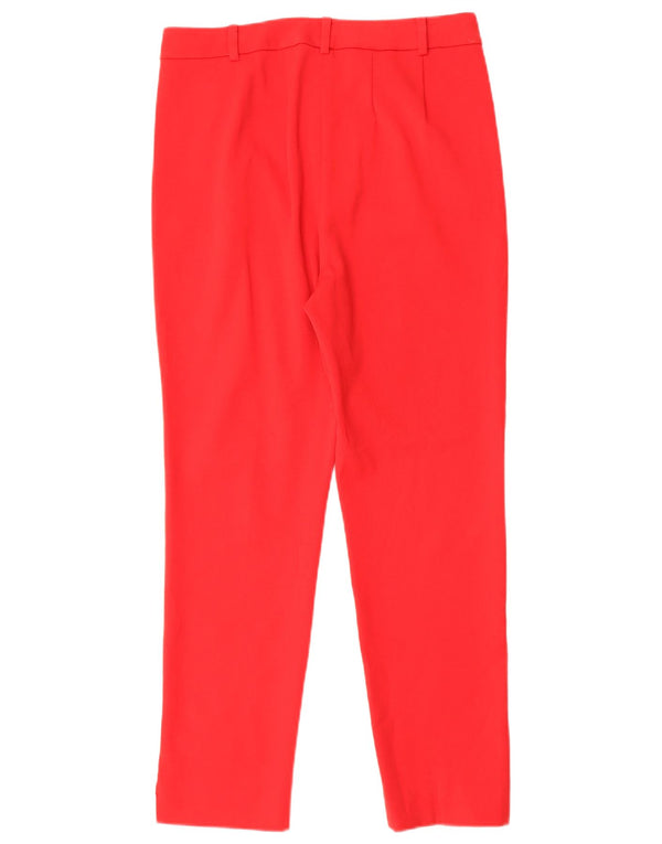 Marks & Spencer Slim-Anzughose für Damen, UK 10, Größe S, W27, L27, Rot, Polyester