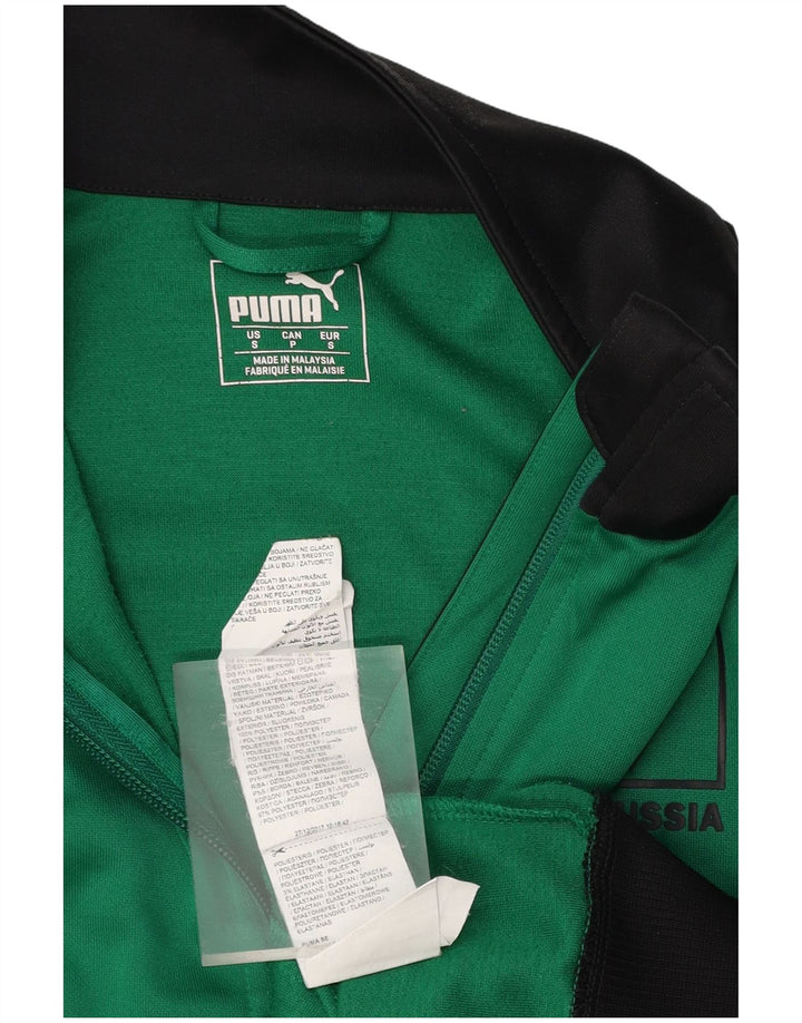 PUMA Herren Borussia Mönchengladbach Trainingsanzug Top Jacke Small Grün
