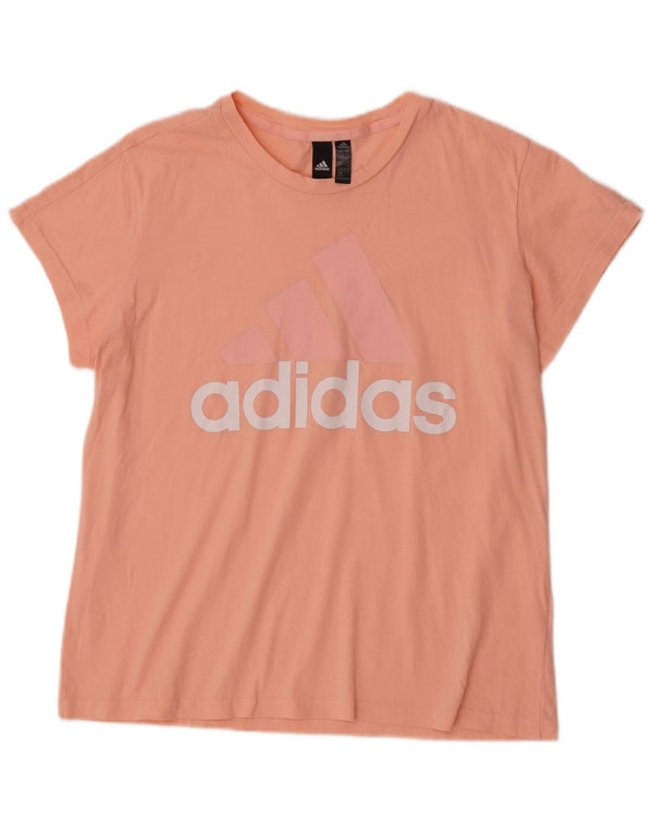 Adidas Damen Grafik T-Shirt Top UK 20/22 XL Rosa