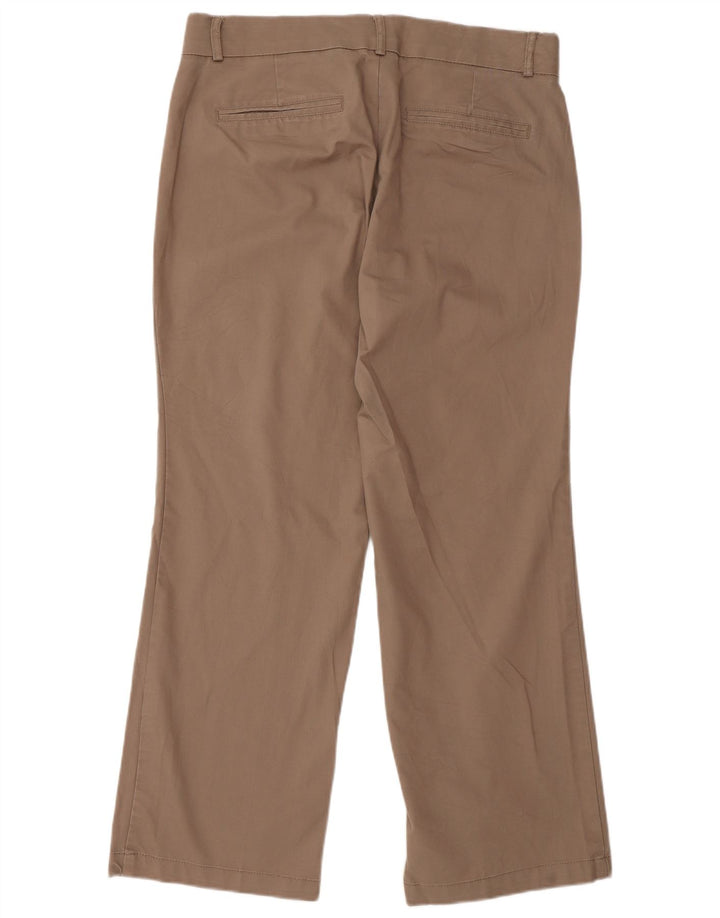 DOCKERS Gerade Freizeithose für Damen, US 12, Größe L, W32, L28, Braun