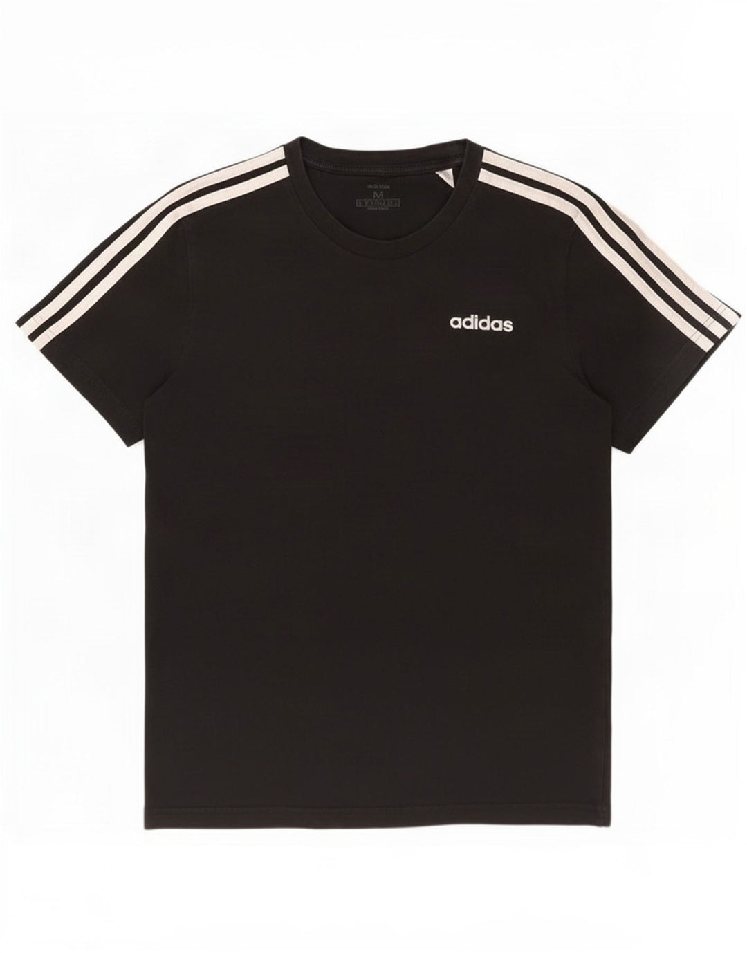 Adidas Herren T-Shirt Top Medium Schwarz Baumwolle