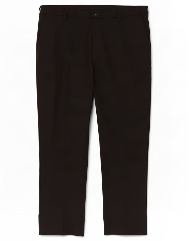 Marks & Spencer Herren-Freizeithose mit normaler Passform, W44, L31, schwarzes Polyester