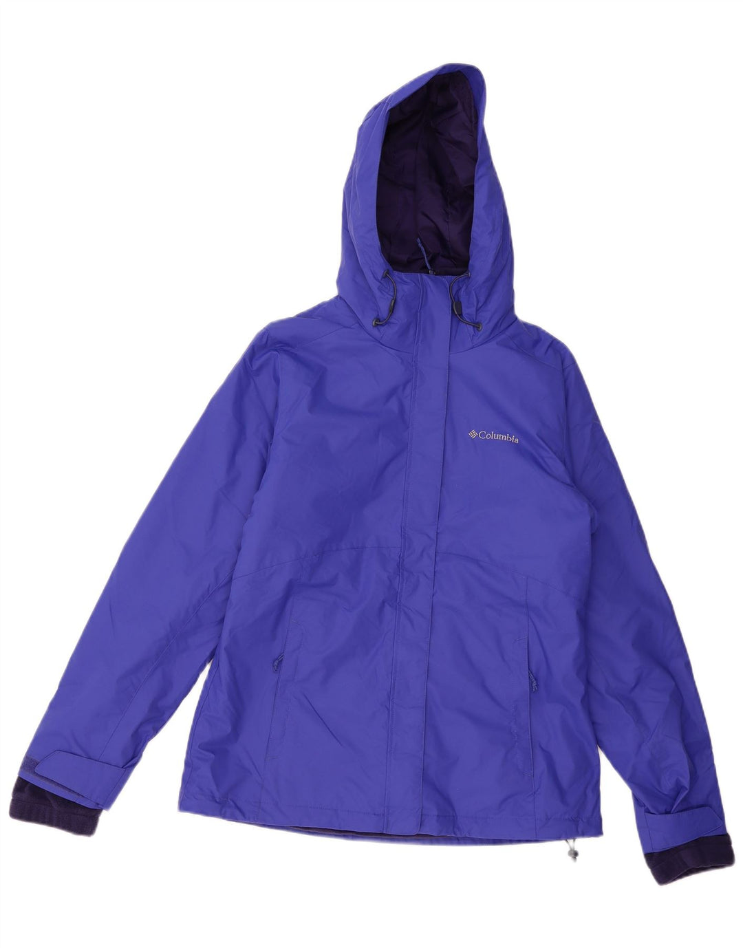 COLUMBIA Damen Interchange Übergroße Windjacke UK 10 Small Blau