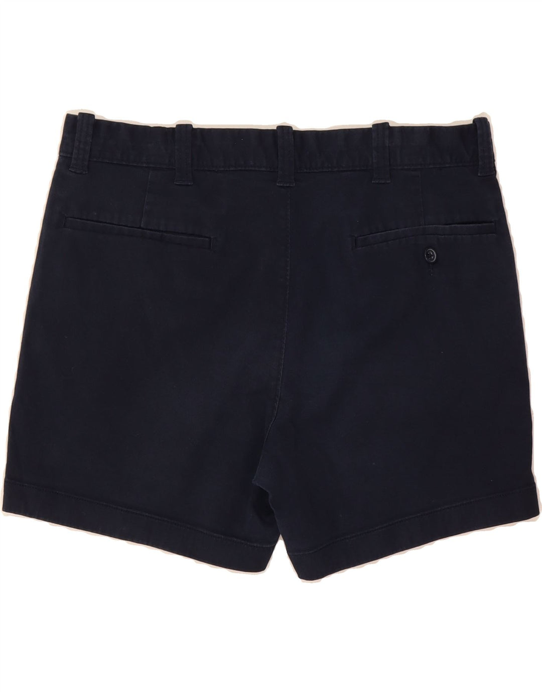 J. CREW Womens Chino Shorts W32 Large Navy Blue Cotton Vintage J. Crew and Second-Hand J. Crew from Messina Hembry 