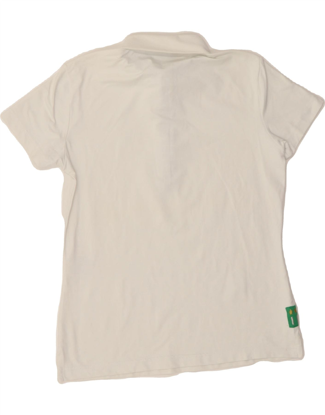 CHERVO Womens Polo Shirt IT 44 Medium White Polyamide Vintage Chervo and Second-Hand Chervo from Messina Hembry 