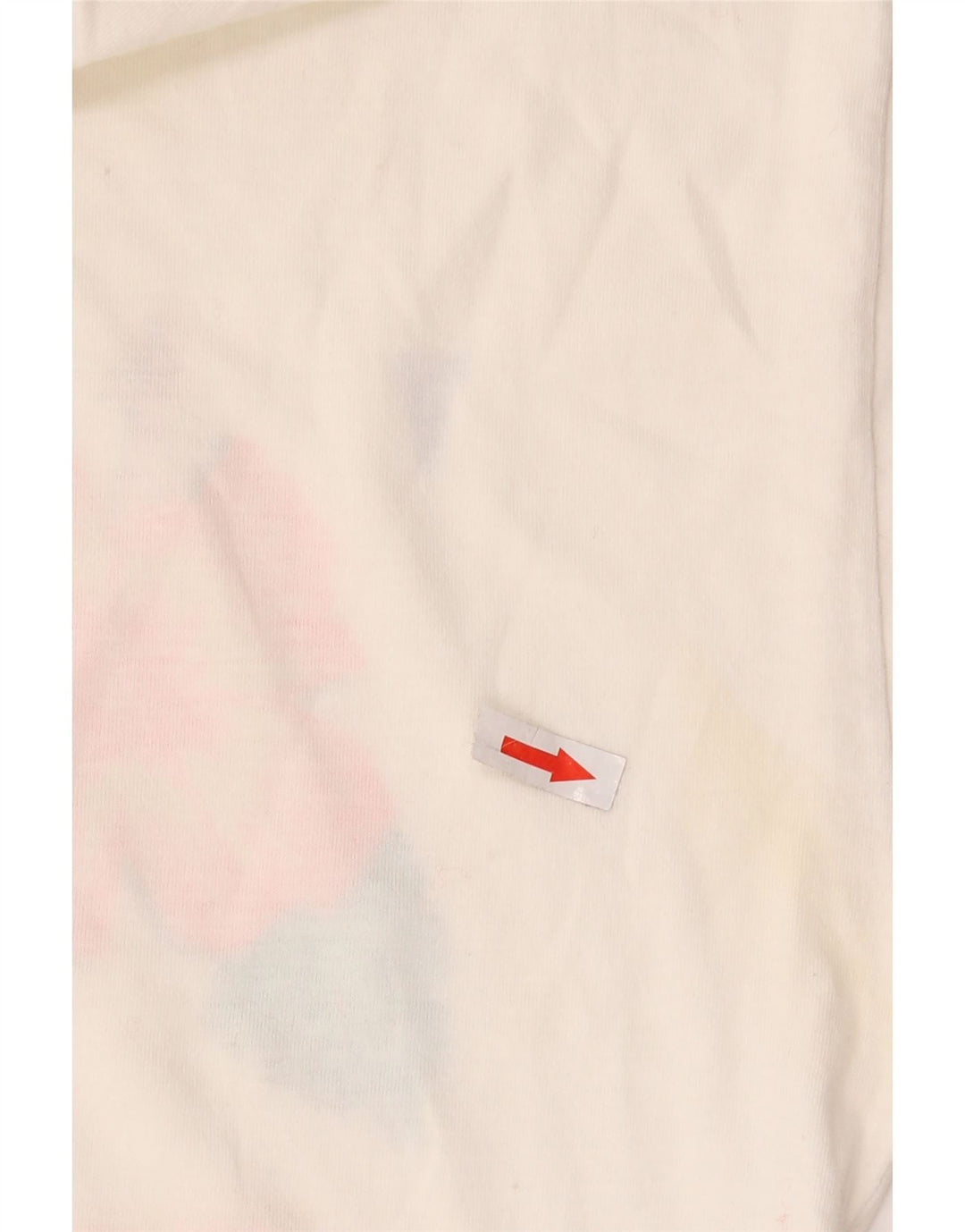 Vintage Herren T-Shirt mit Grafik, Mittelweiß, geblümt