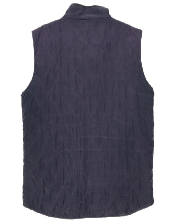 Conte of Florence Herren-Steppweste UK 38 Mittelmarineblaues Polyester