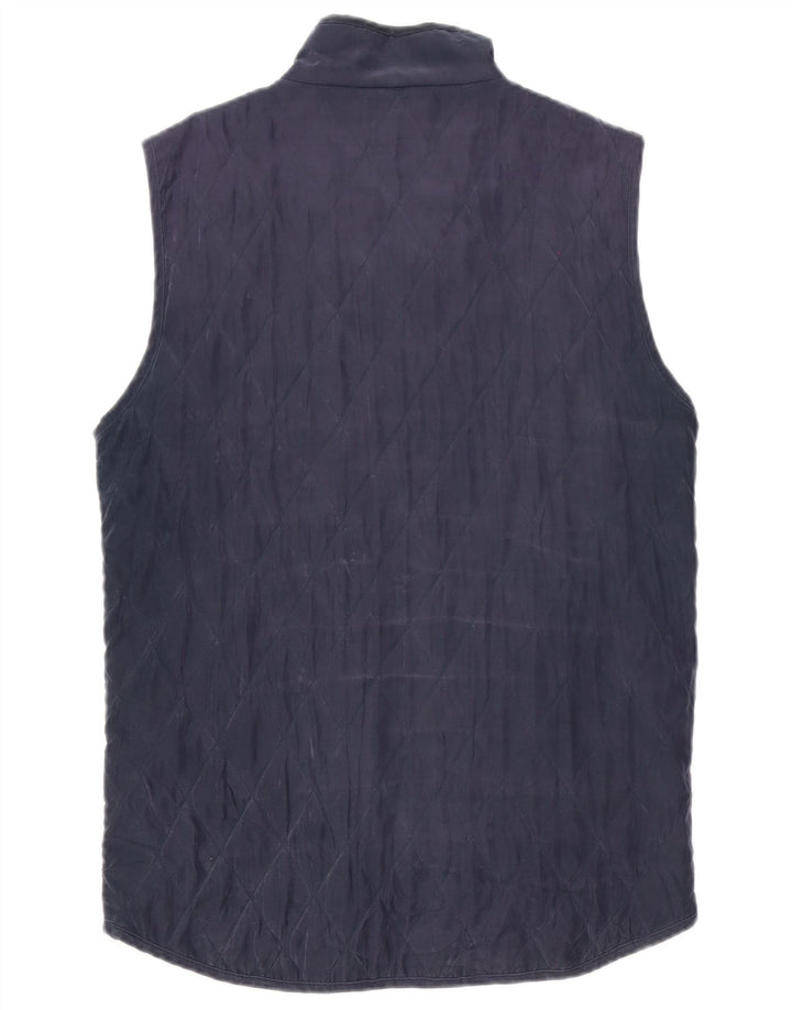 Conte of Florence Herren-Steppweste UK 38 Mittelmarineblaues Polyester