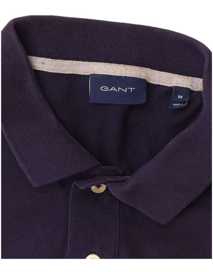GANT Herren-Poloshirt aus mittelblauer Baumwolle in Marineblau