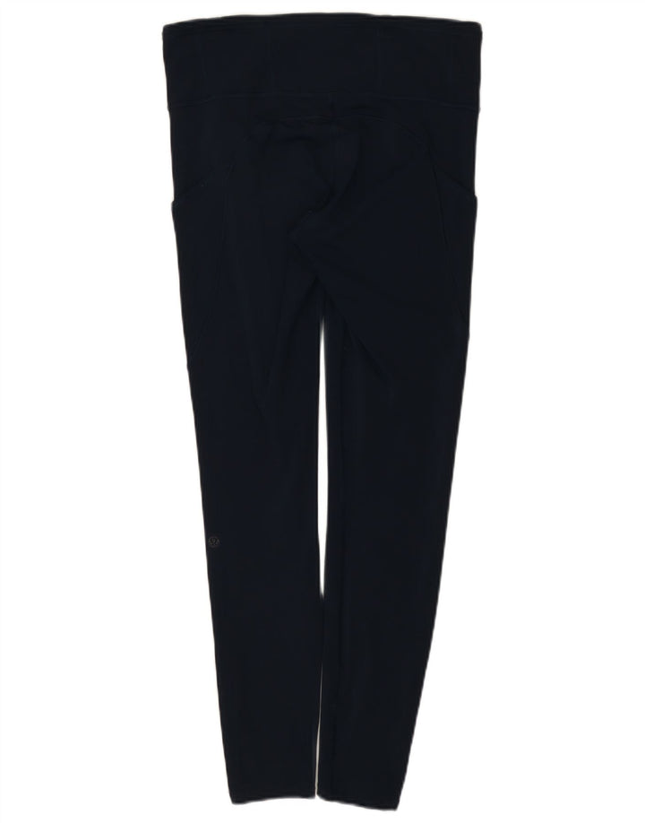 Lululemon Damen-Leggings mit hoher Taille, US 10, Größe L, Marineblau