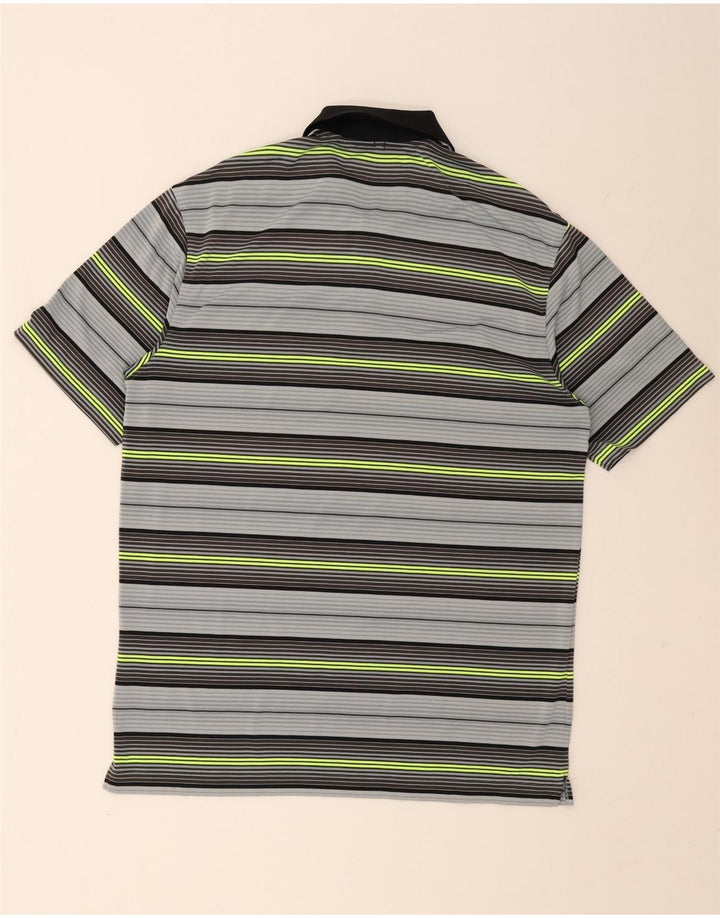 Nike Herren Dri Fit Poloshirt Medium Mehrfarbig gestreift