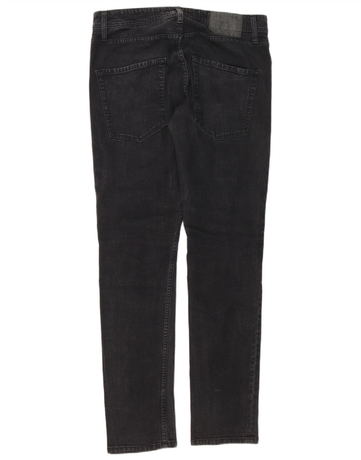 Jack & Jones Herren Tim Slim Jeans W32 L32 Schwarz
