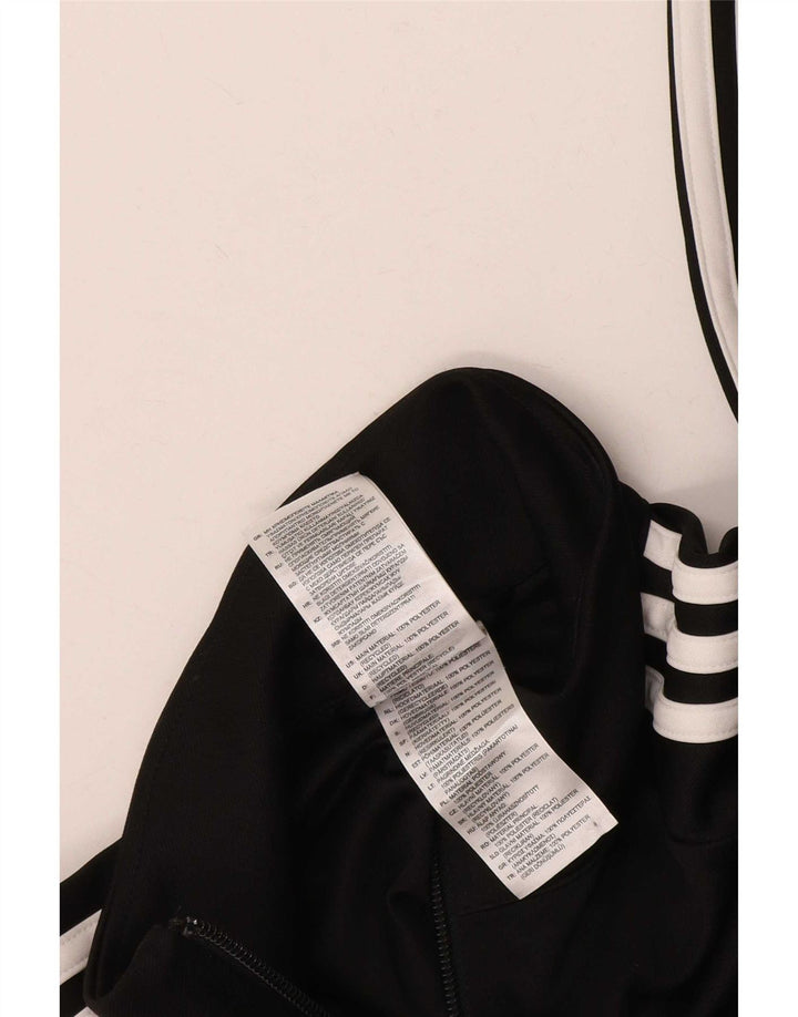 Adidas Damen Climalite Trainingsanzug Top Jacke UK 12/14 Medium Schwarz