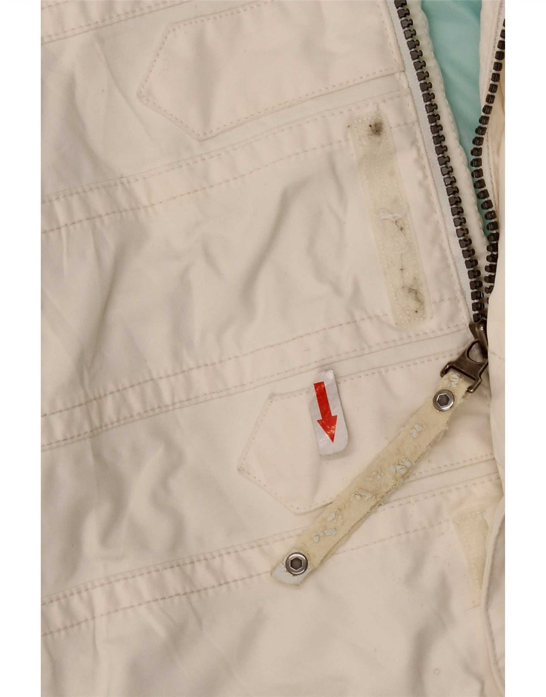 The North Face Damen-Skijacke mit Kapuze, UK 10, Größe S, Weiß, Polyester